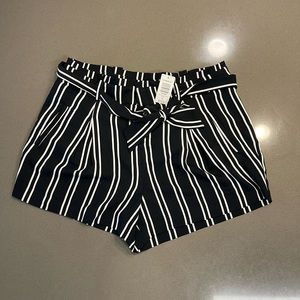 Black & White Striped Torrid Size 12 Shorts